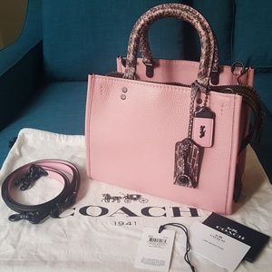 SOLDCoach Rogue 25 Petal Pink w Snakeskin no.59235